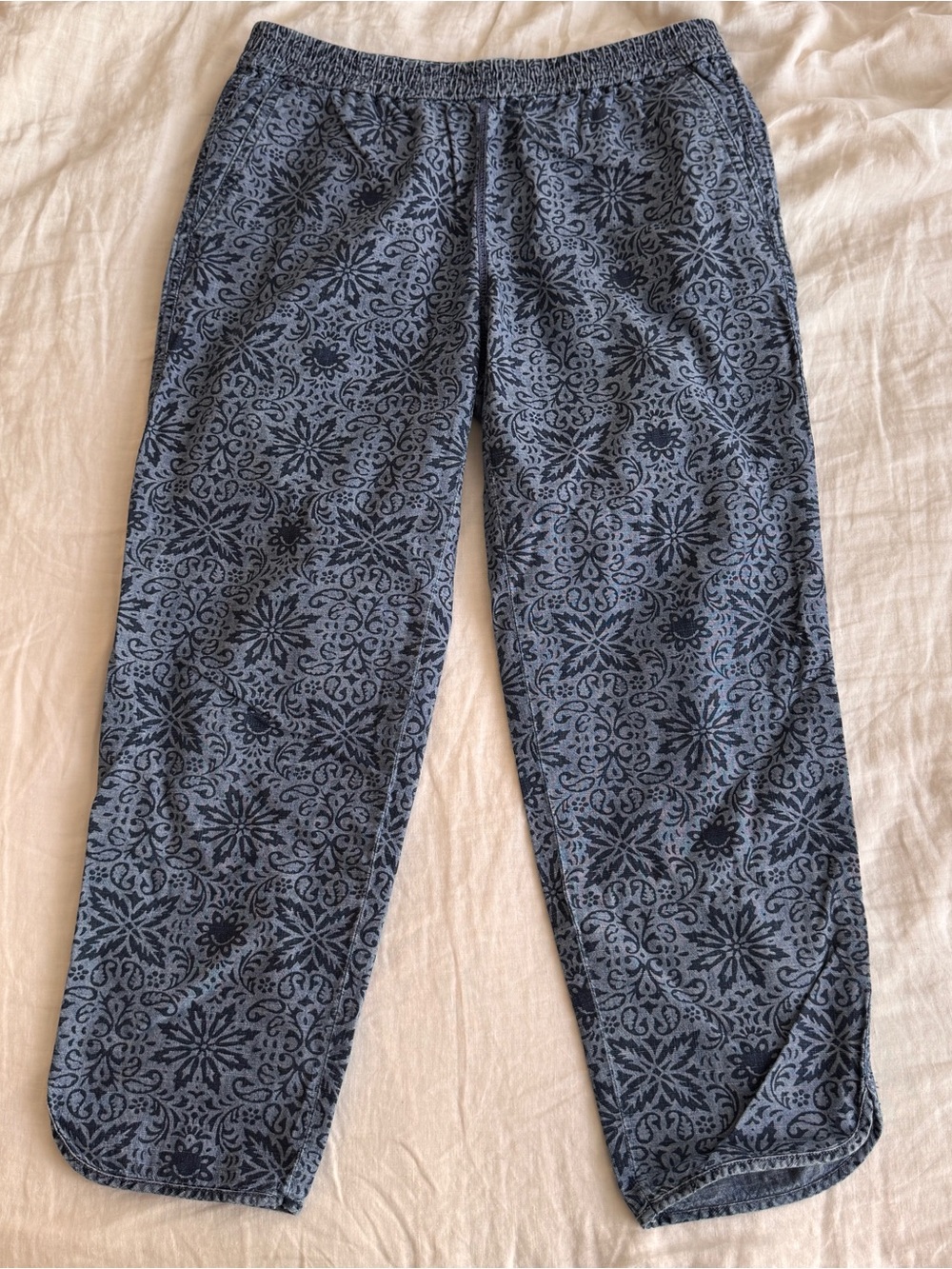 J. Crew Blue Patterned Lounge Pants